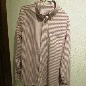 Southern Tide button down red stripes size medium